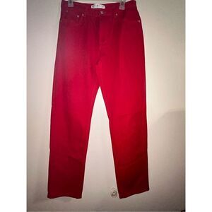 Vintage Y2K Tommy Hilfiger red denim pants size 8